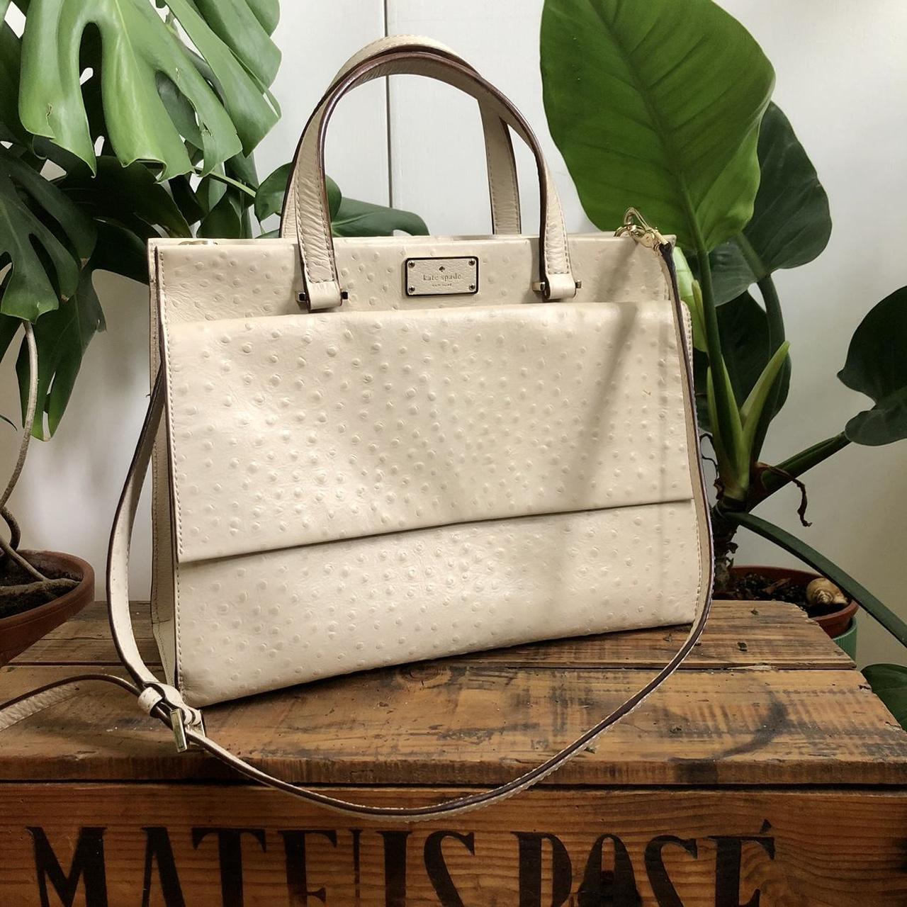 Kate spade ostrich discount handbag