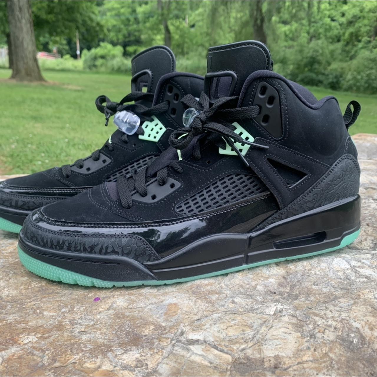 Jordan spizike black and green online