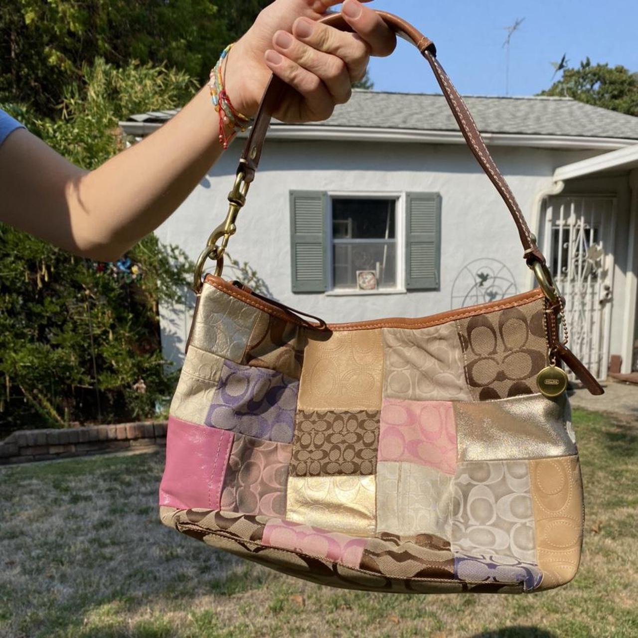 Coach patchwork fashion bag