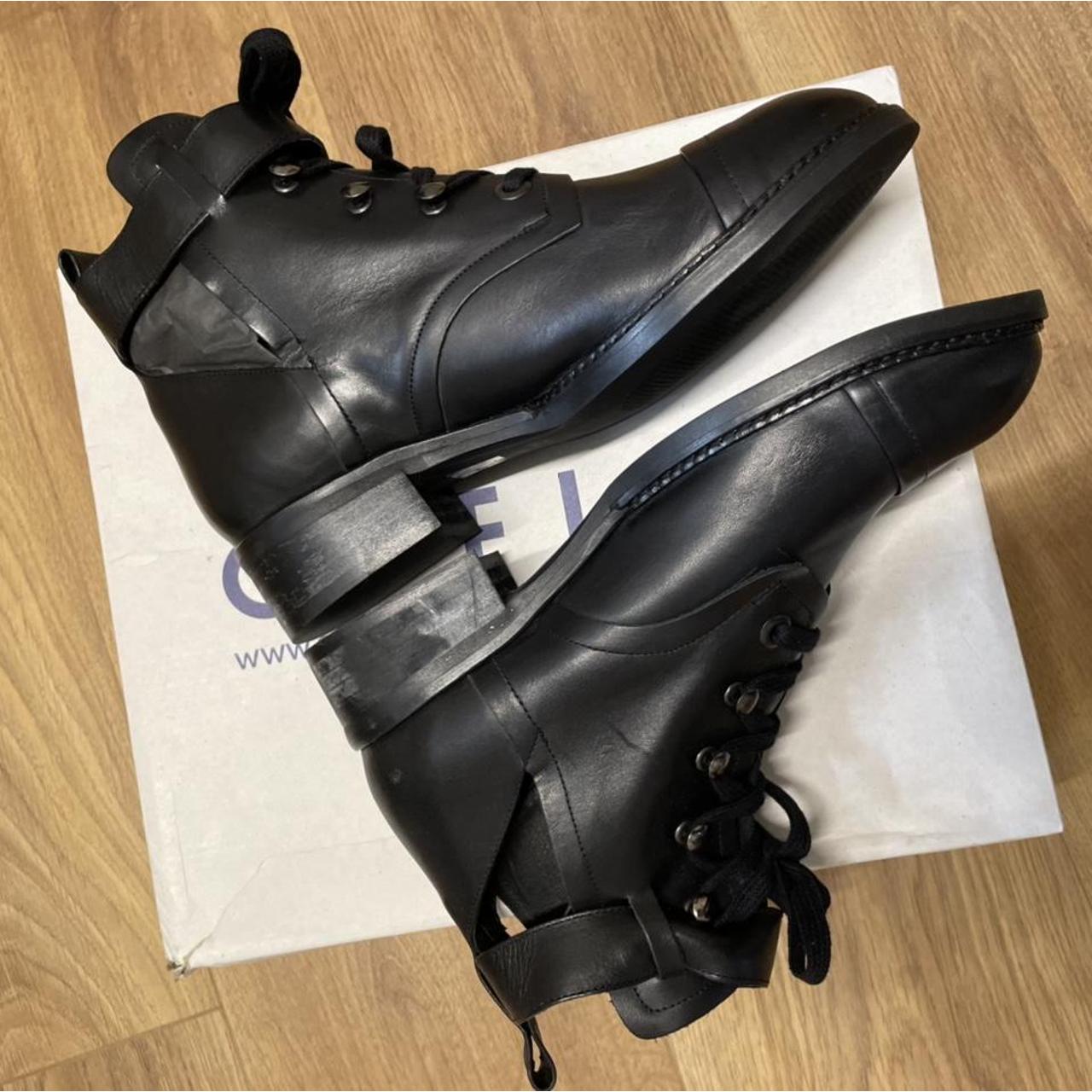 OFFICE MANHUNT LACE UP BLACK LEATHER SHOES BRAND... Depop