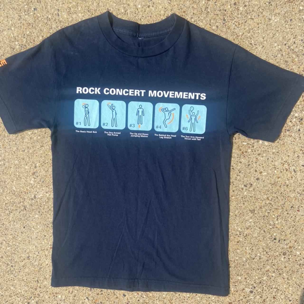 Vintage Funny Rock Concert T-Shirt Great Condition - Depop