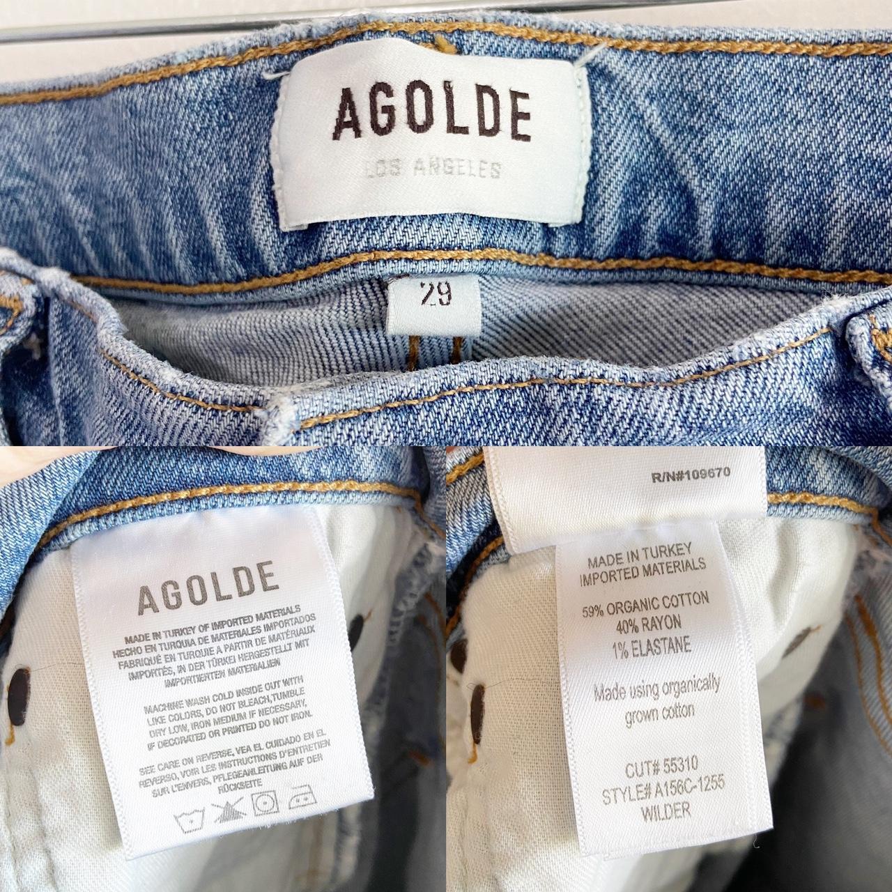 Agolde Wilder Mid Rise Comfort Straight in Cascadia Depop