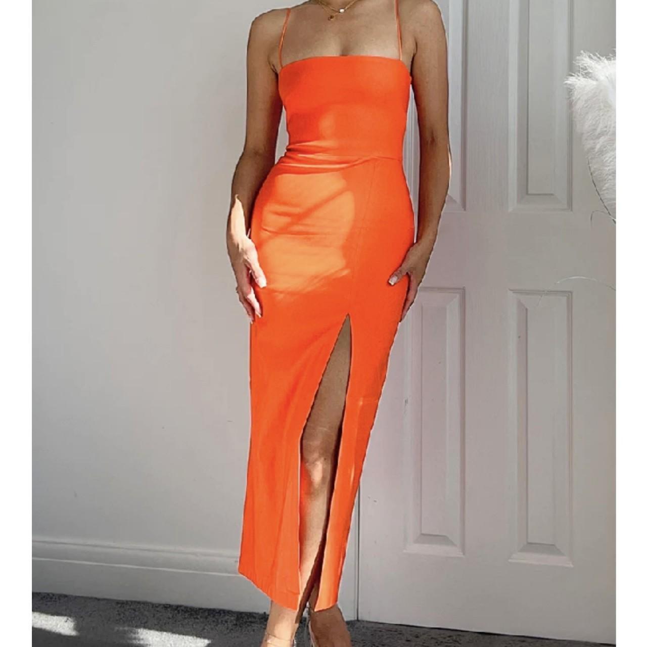 vesper orange dress