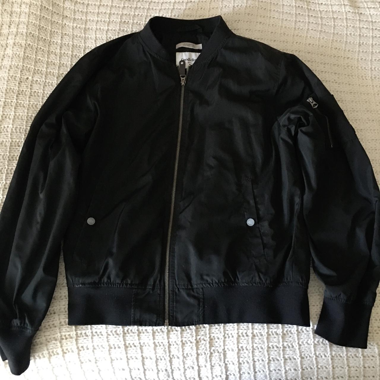 Black Bomber Jacket #bomberjacket #jacket... - Depop