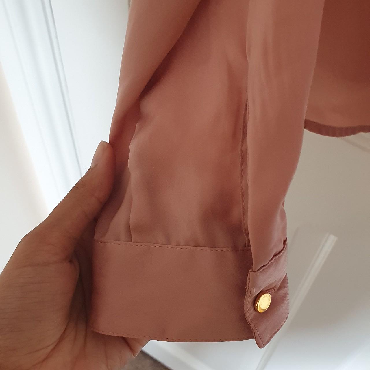 Van Heusen Nude Blouse Depop