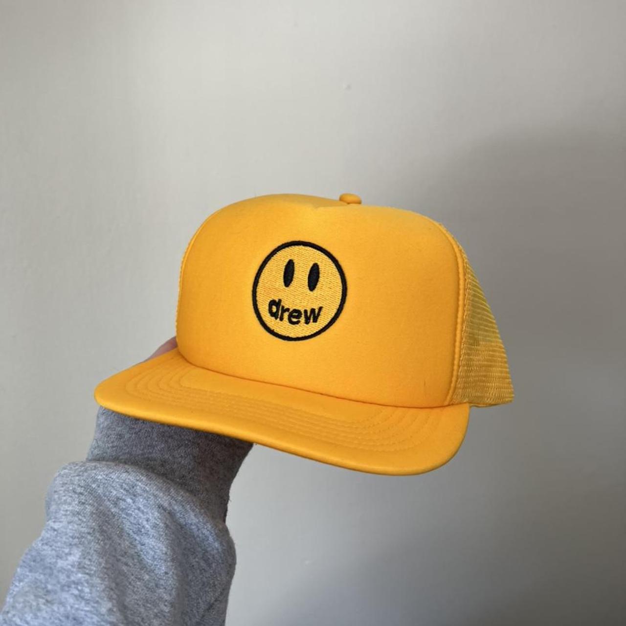 Drew House Men's Yellow Hat Depop