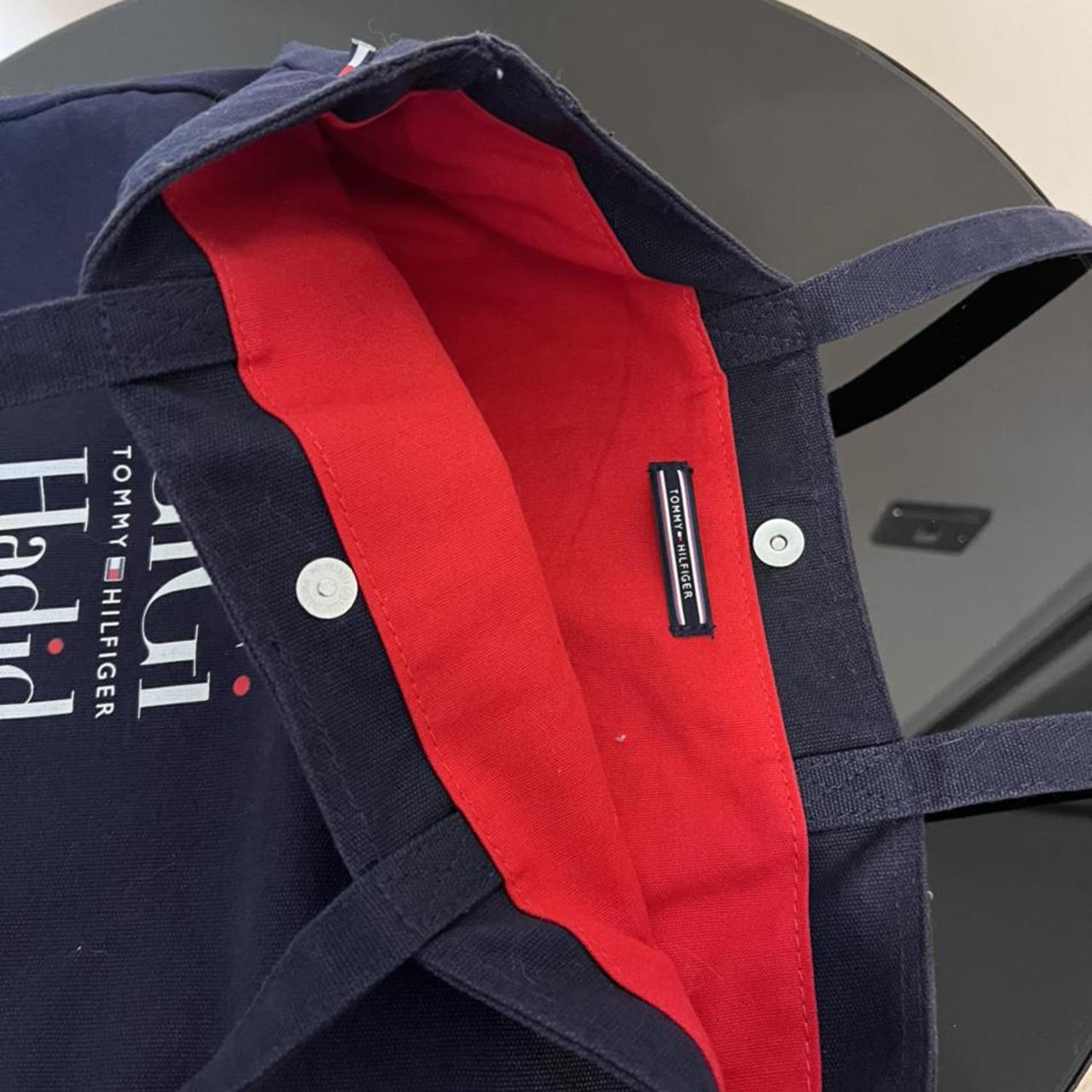 Tommy Hilfiger X Gigi Hadid navy tote bag Depop