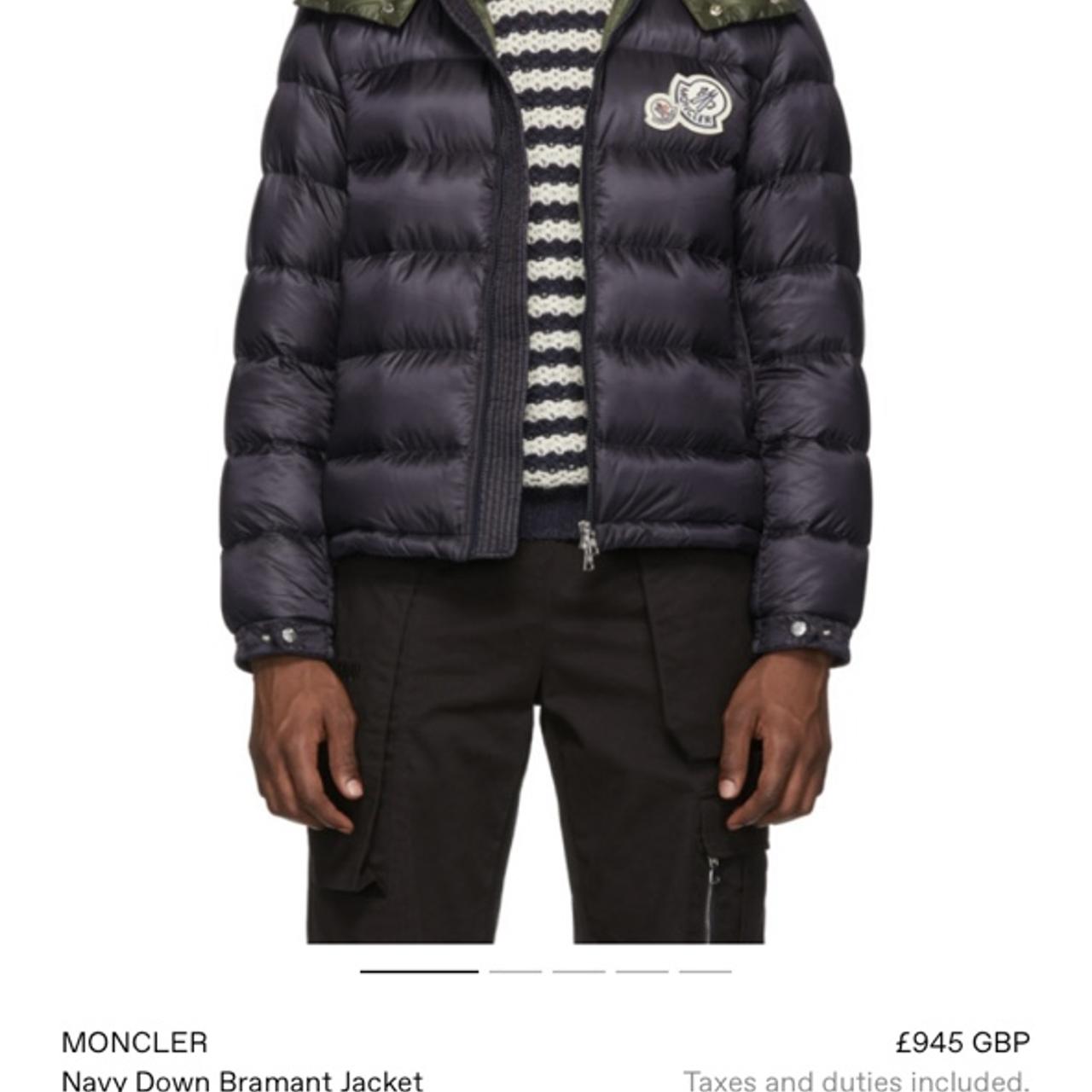 Moncler bramant deals jacket black