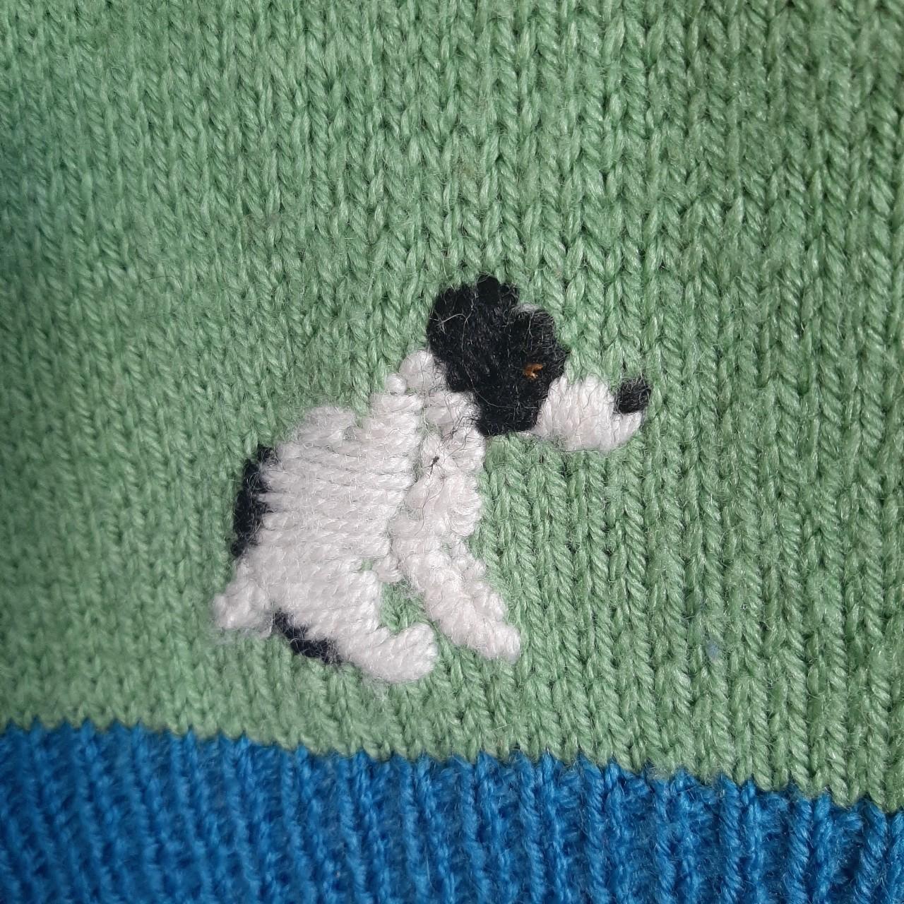 Vintage handknitted wool jumper cottagecore novelty... Depop