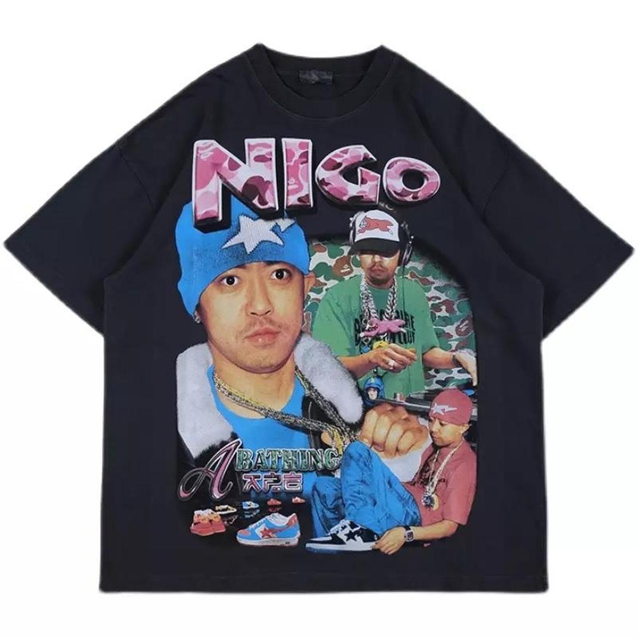 Vintage Nigo Tee - Fits True to Size (Chart in 3rd... - Depop