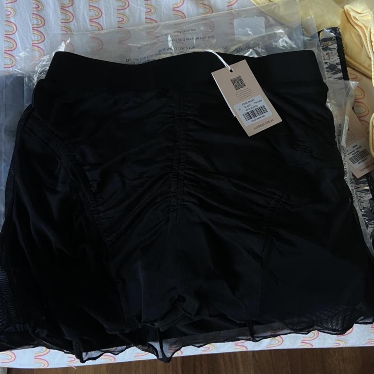 TIGER MIST MINI BLACK SKORT. NEVER BEEN WORN BRAND... - Depop