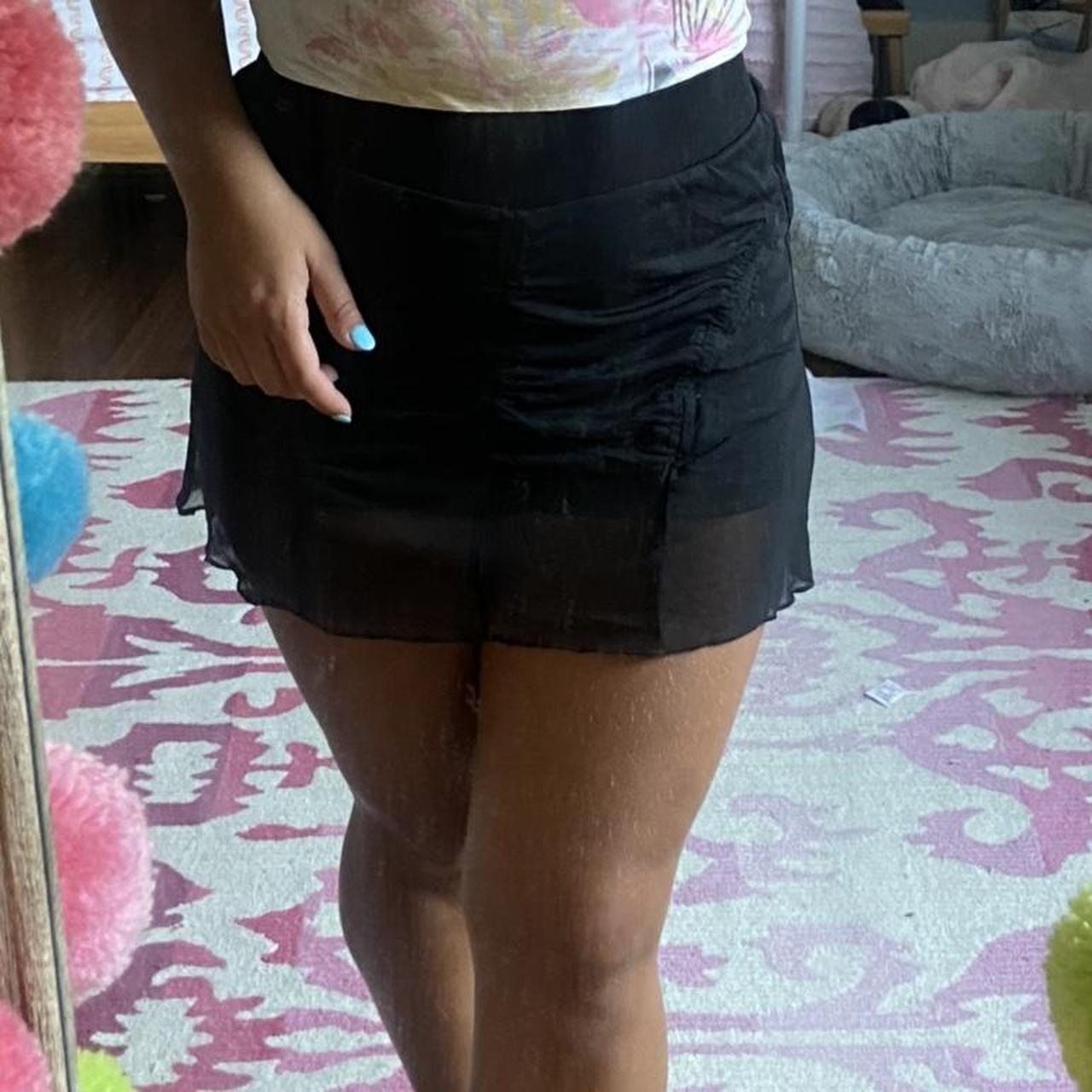 TIGER MIST MINI BLACK SKORT. NEVER BEEN WORN BRAND... - Depop