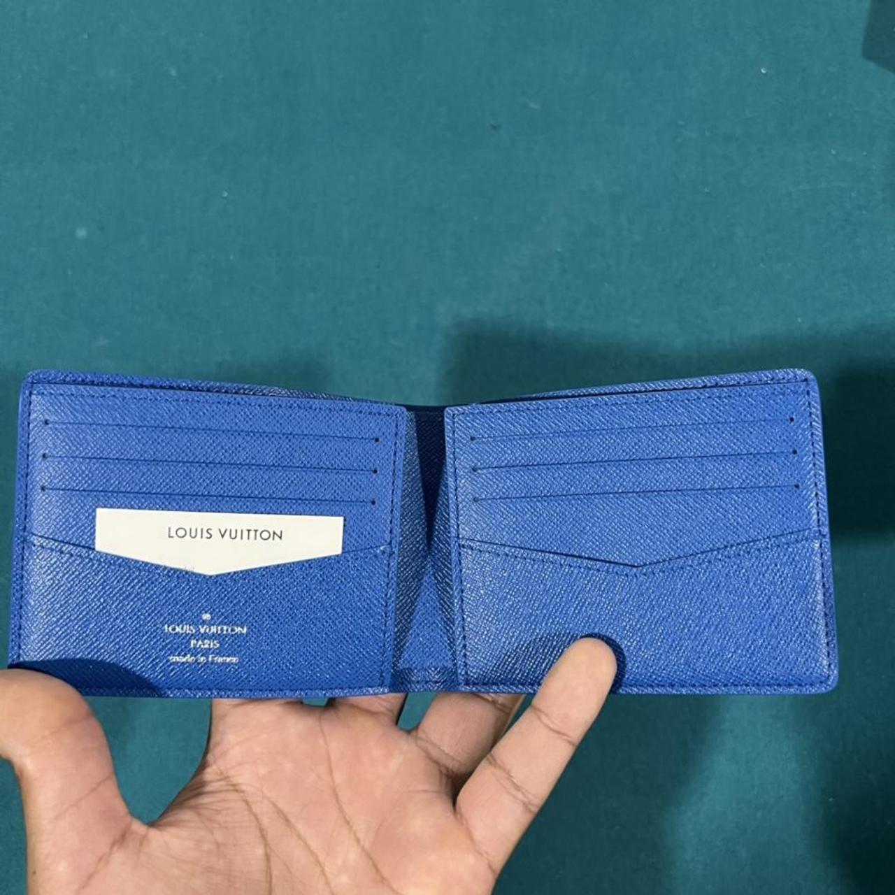 louis-vuitton wallet men blue