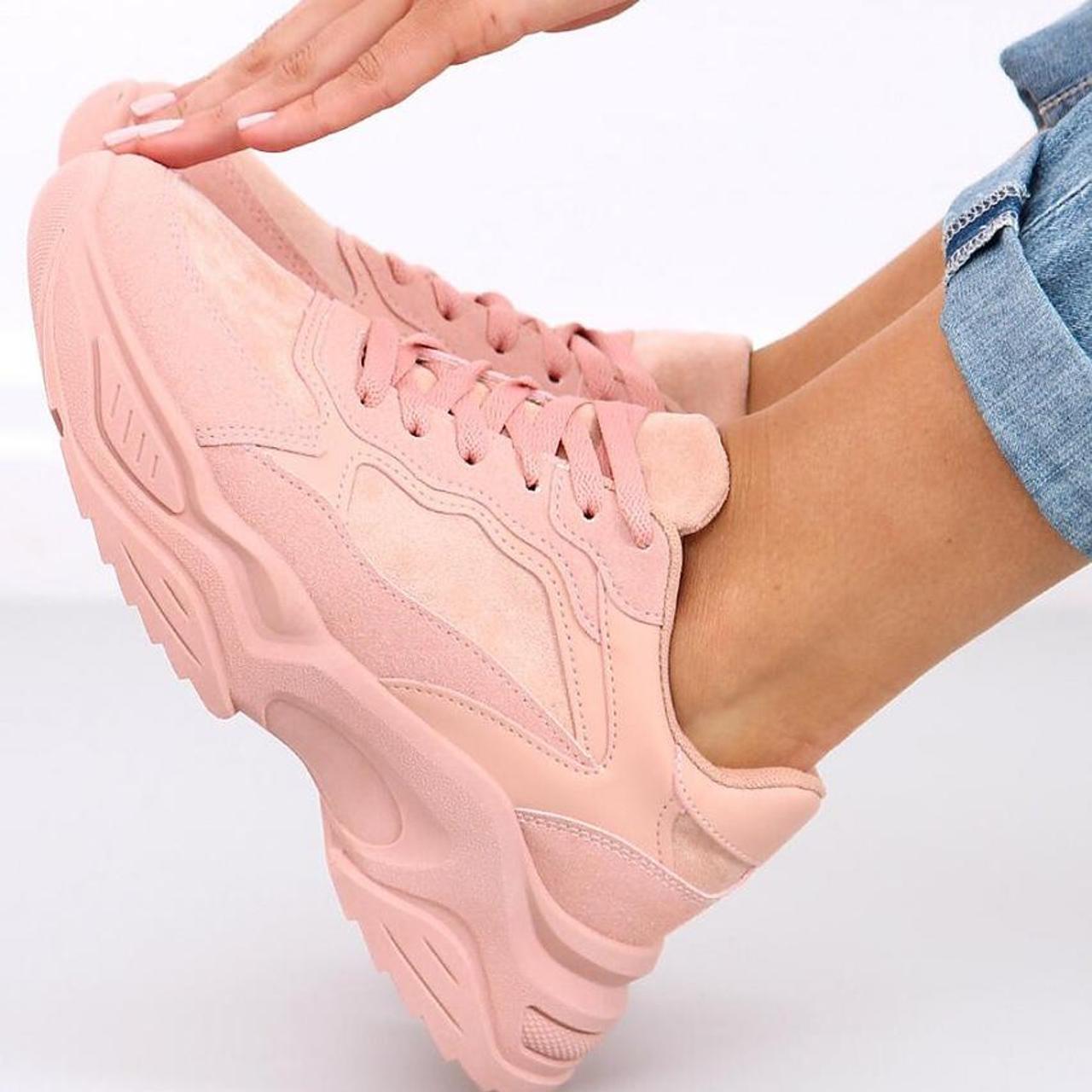 asos pink trainers
