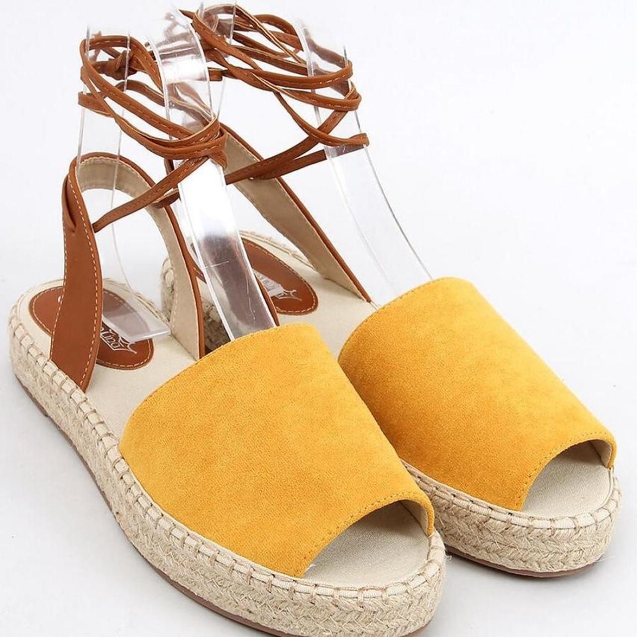 espadrille femme yellow