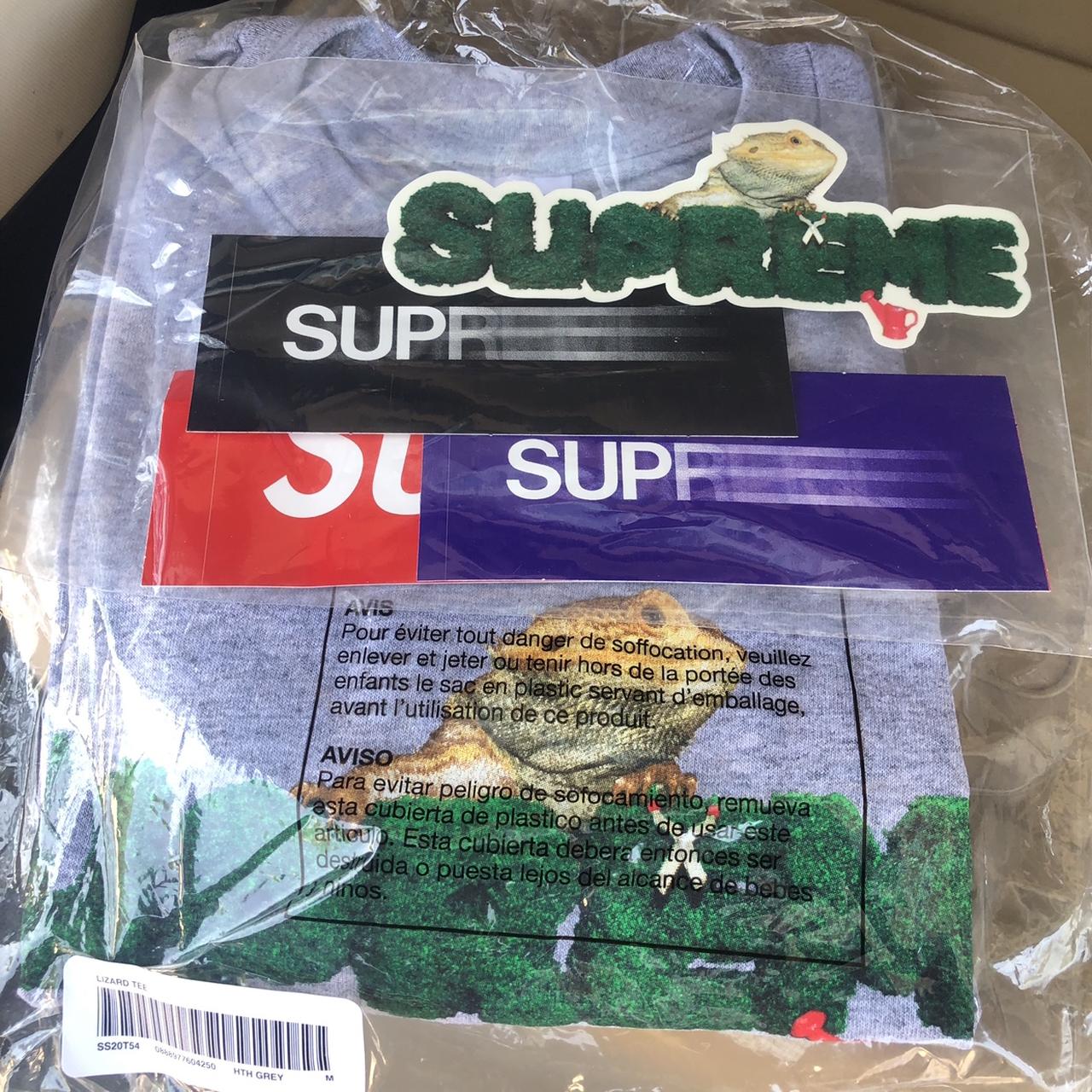 Supreme Lizard Tee SS20, Heather...