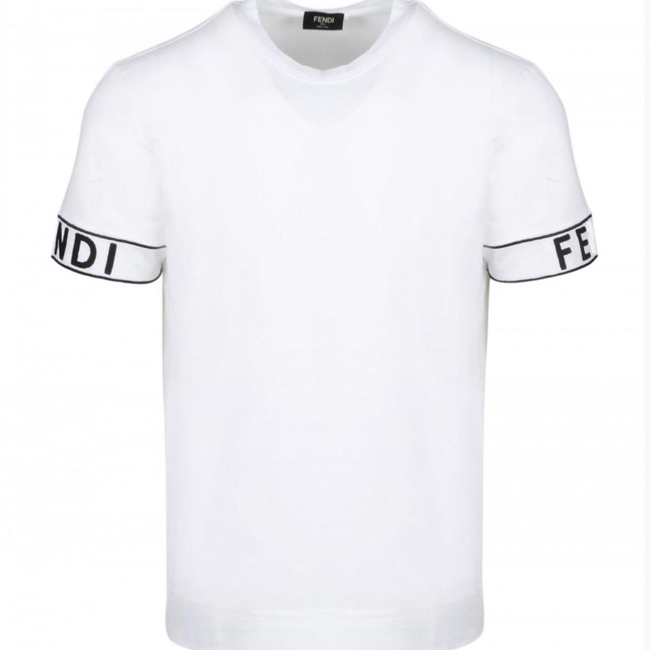 Fendi black and white t clearance shirt