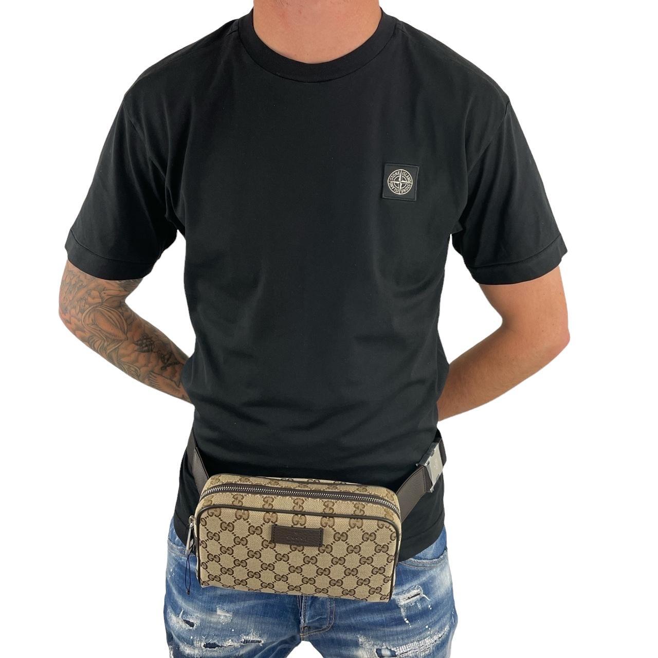 Gucci GG Supreme Monogram Canvas Cross Body Belt Bag... - Depop