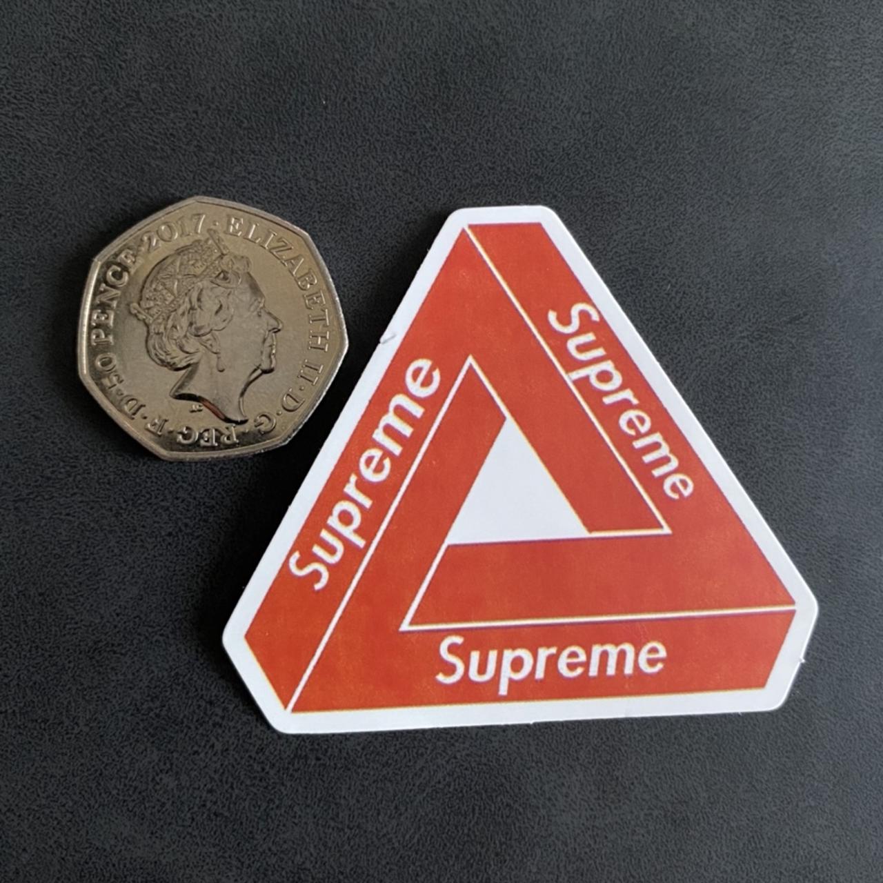 supreme/louis vuitton mash up sticker! - Depop