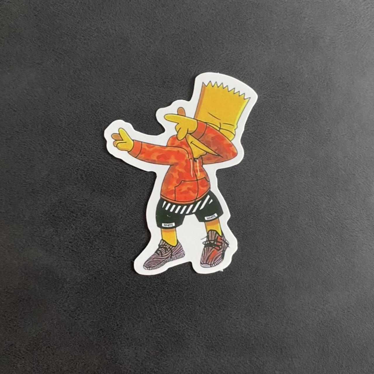 Simpsons supreme clearance sticker