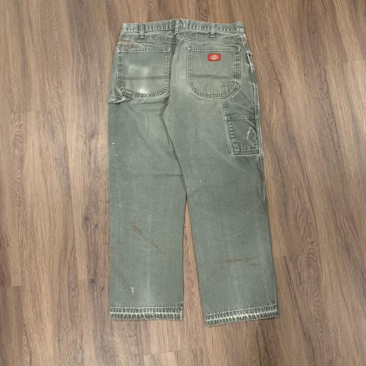 Dickies Paint Splattered Carpenter Pants Tagged Depop   P0 