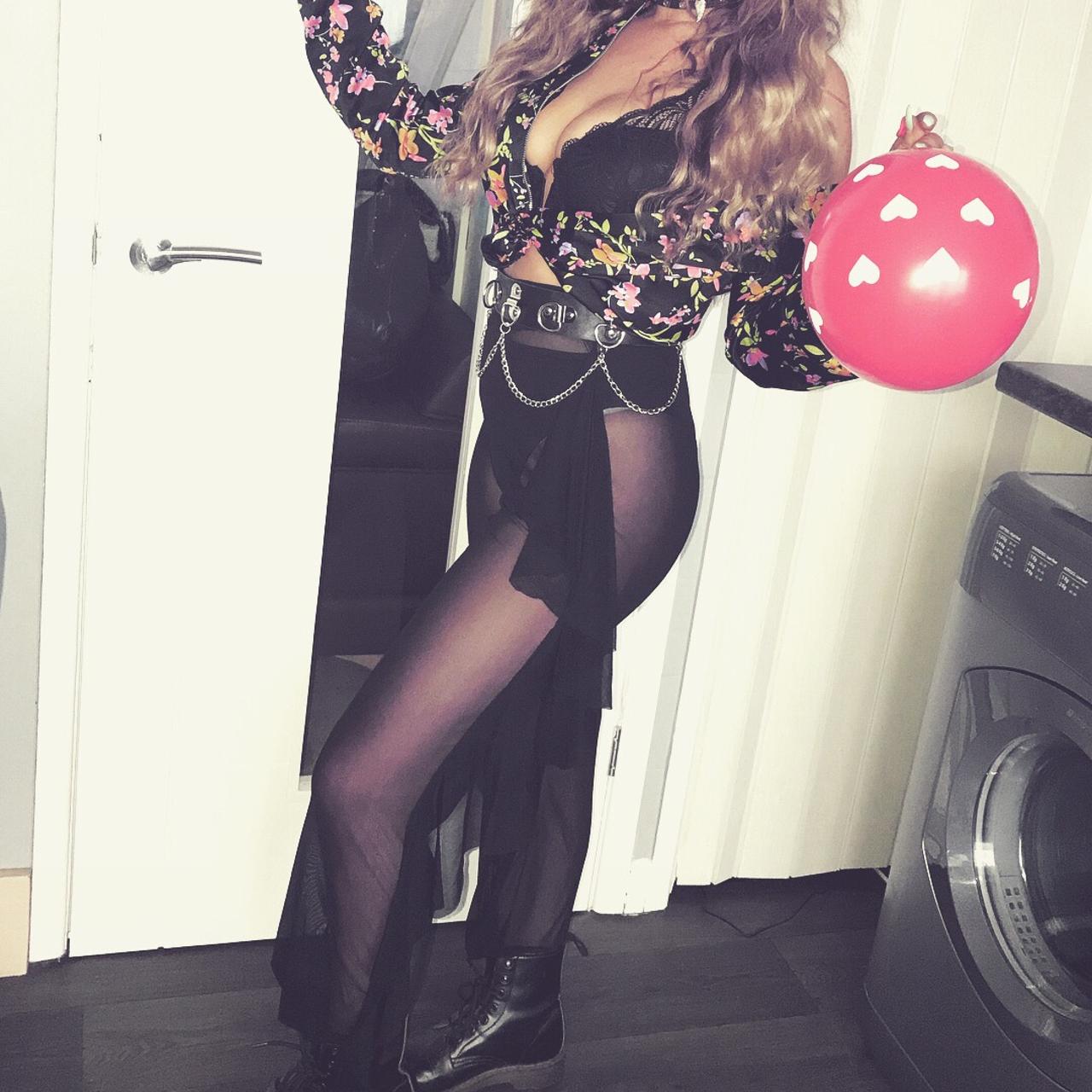 Black flared trousers. Fabulous for holidays and... - Depop