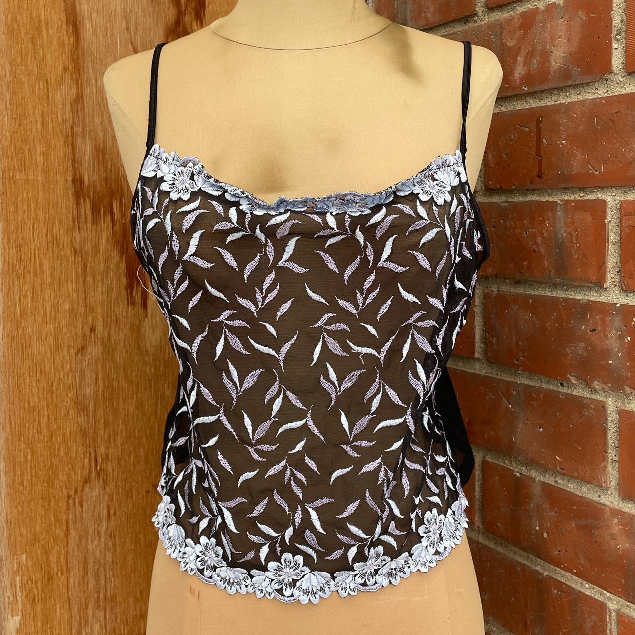 Women's Purple and Black Vests-tanks-camis (2)