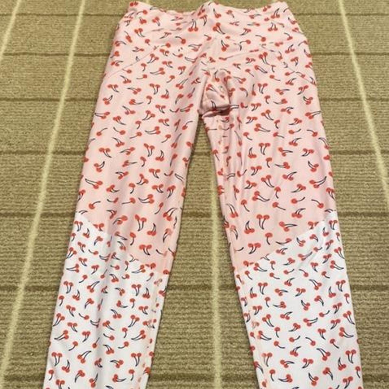 Betsey Johnson cherry leggings 🍒 Size xs Very... - Depop