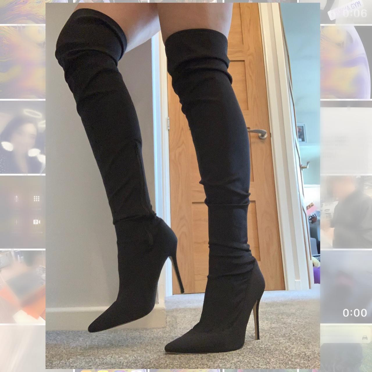 Topshop on sale thigh boots