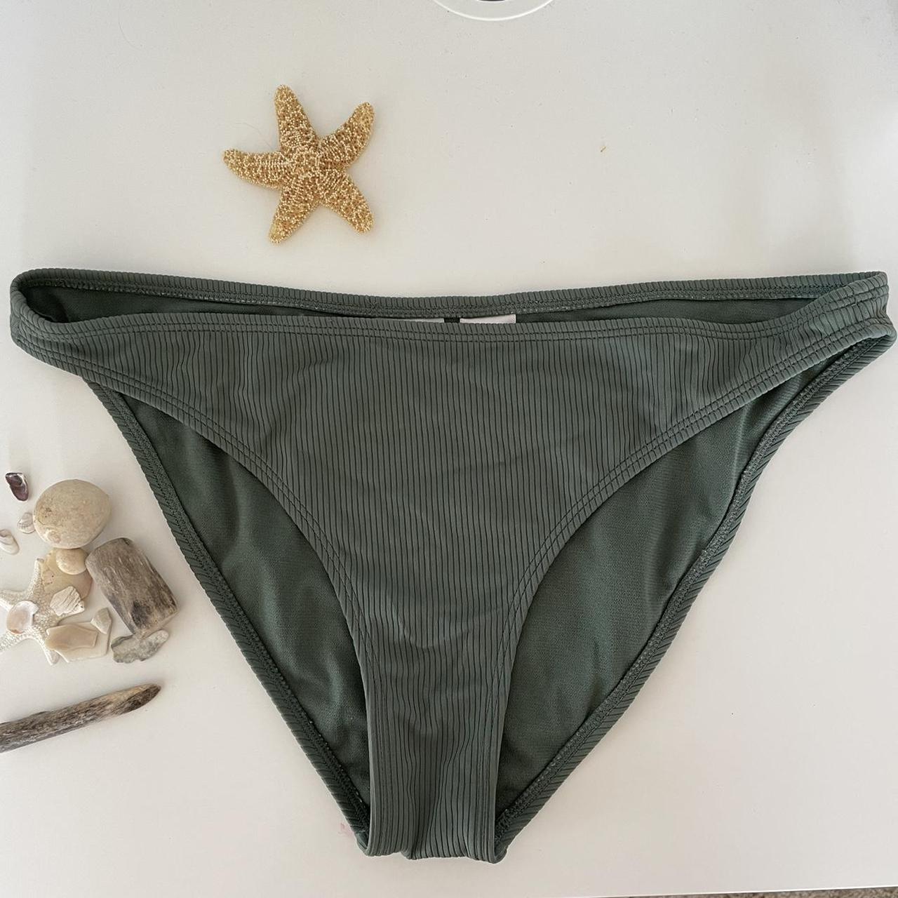 California Waves Women's Green Bikini-and-tankini-bottoms