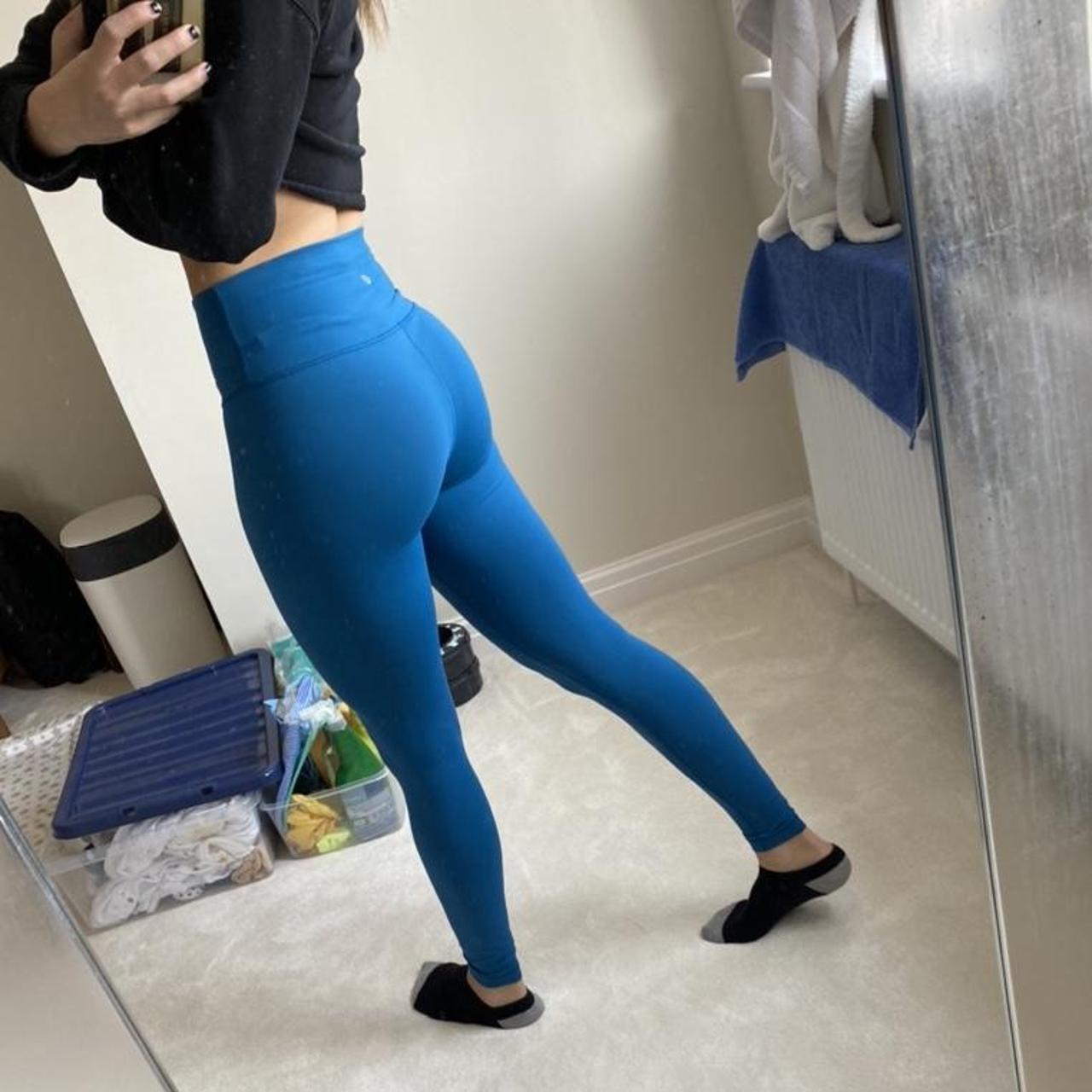 blue green lululemon leggings