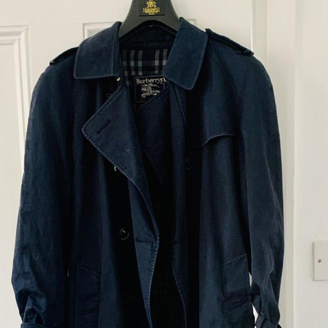 burberry navy mac