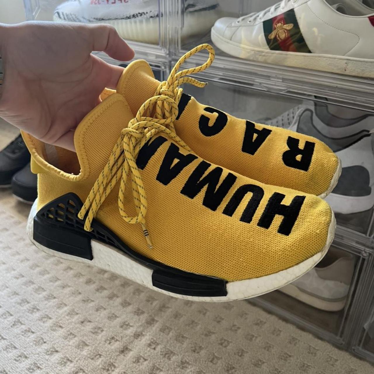 Human Race NMD Yellow Size 13 US Mens No longer wear. Depop