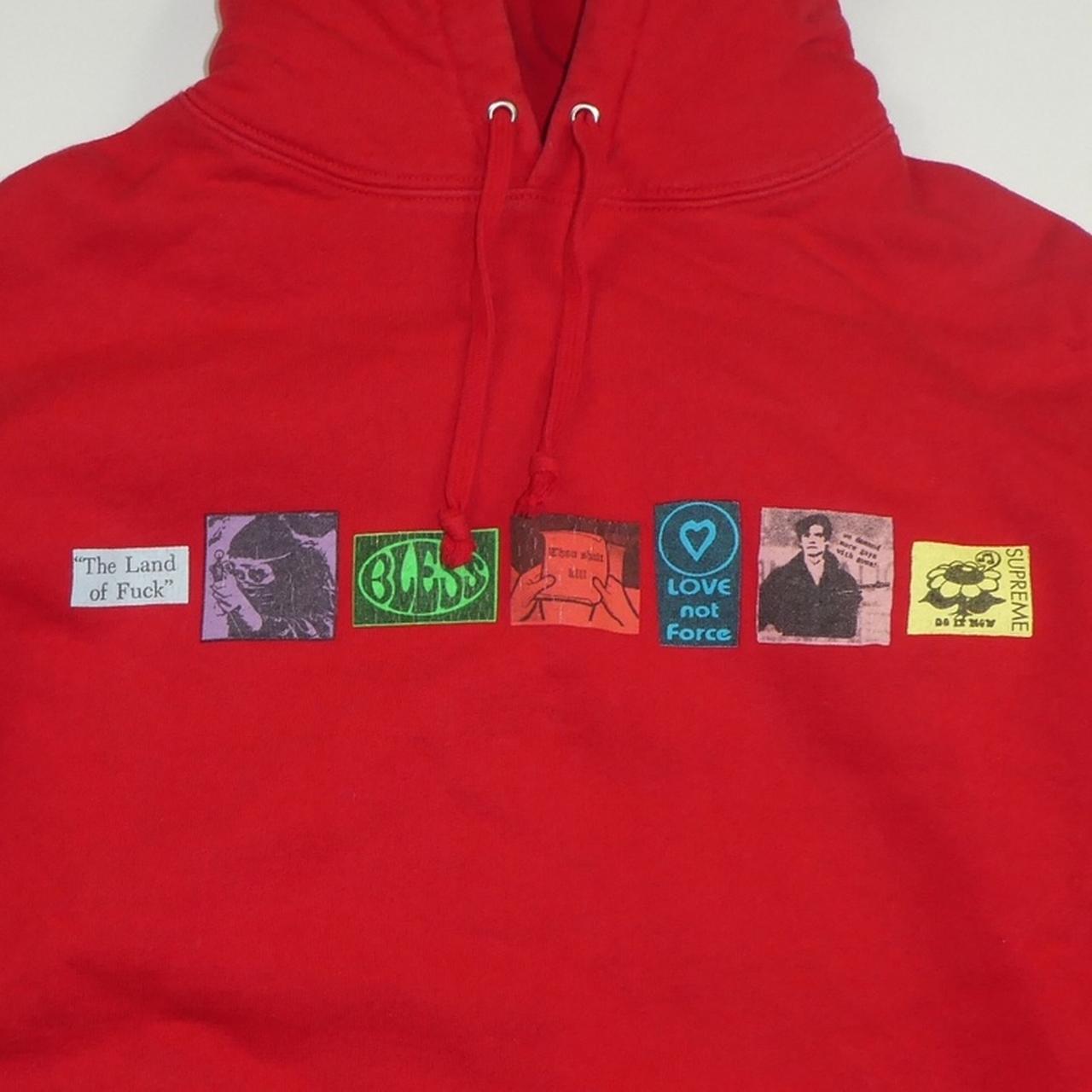 Supreme Bless Hoodie Size medium- Pit to pit: 22... - Depop