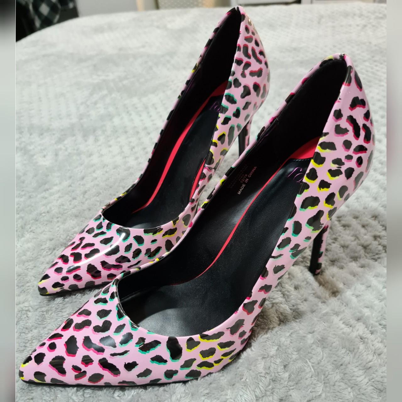 Faith leopard print on sale shoes