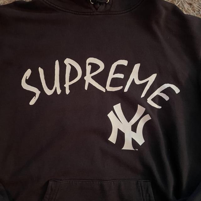 Supreme Supreme New York Yankees Hoodie Black