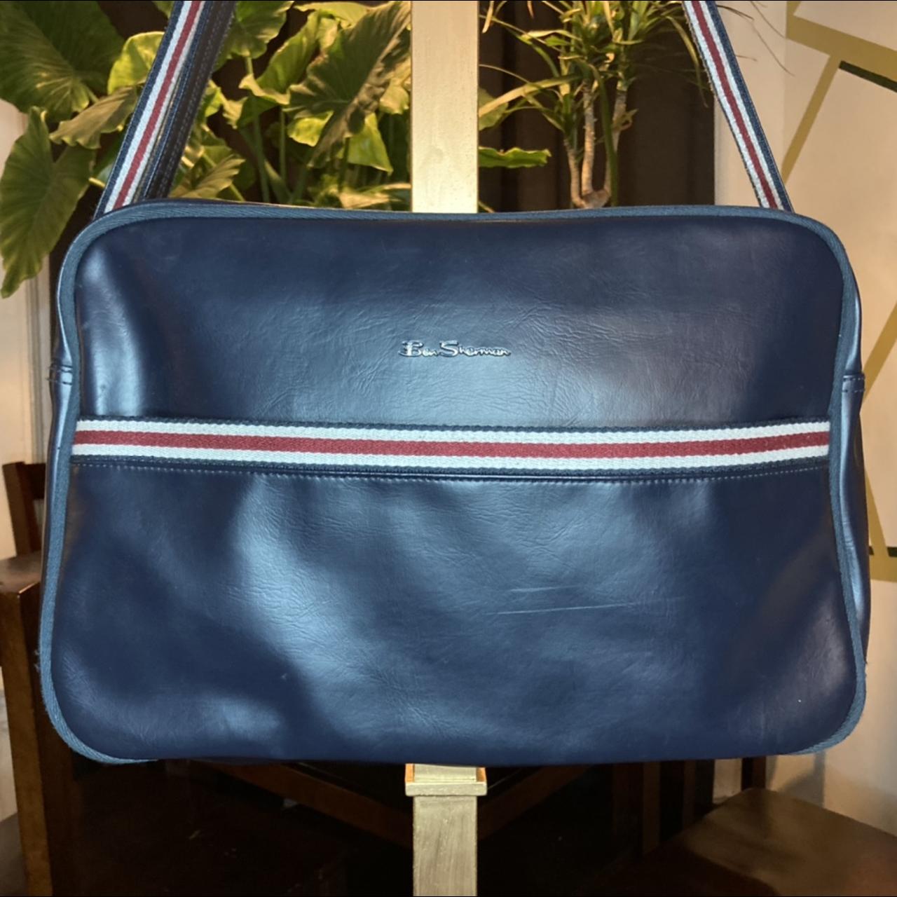 Ben Sherman Iconic Navy Blue Flight bag Style