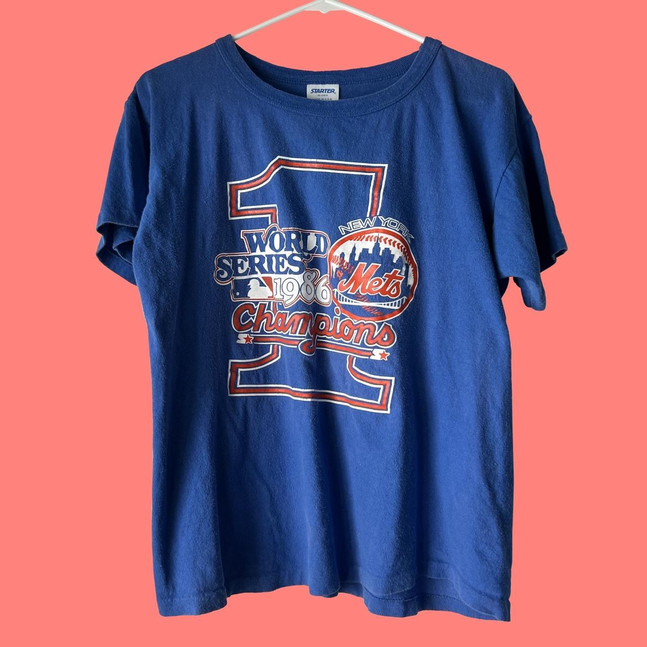 New York Mets 1986 World Series champions sweatshirt - Depop