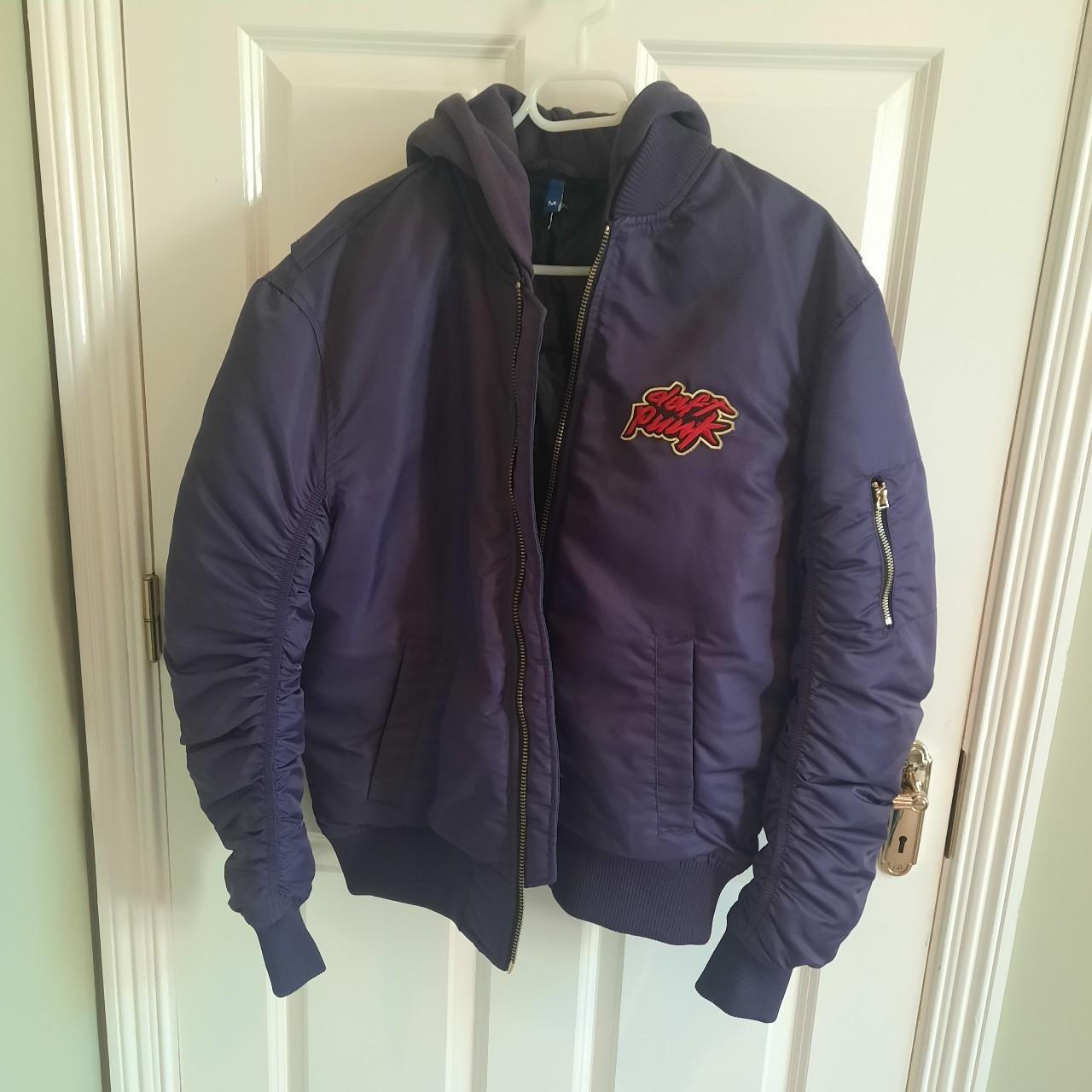 Custom made daft punk MA1 bomber jacket in Depop