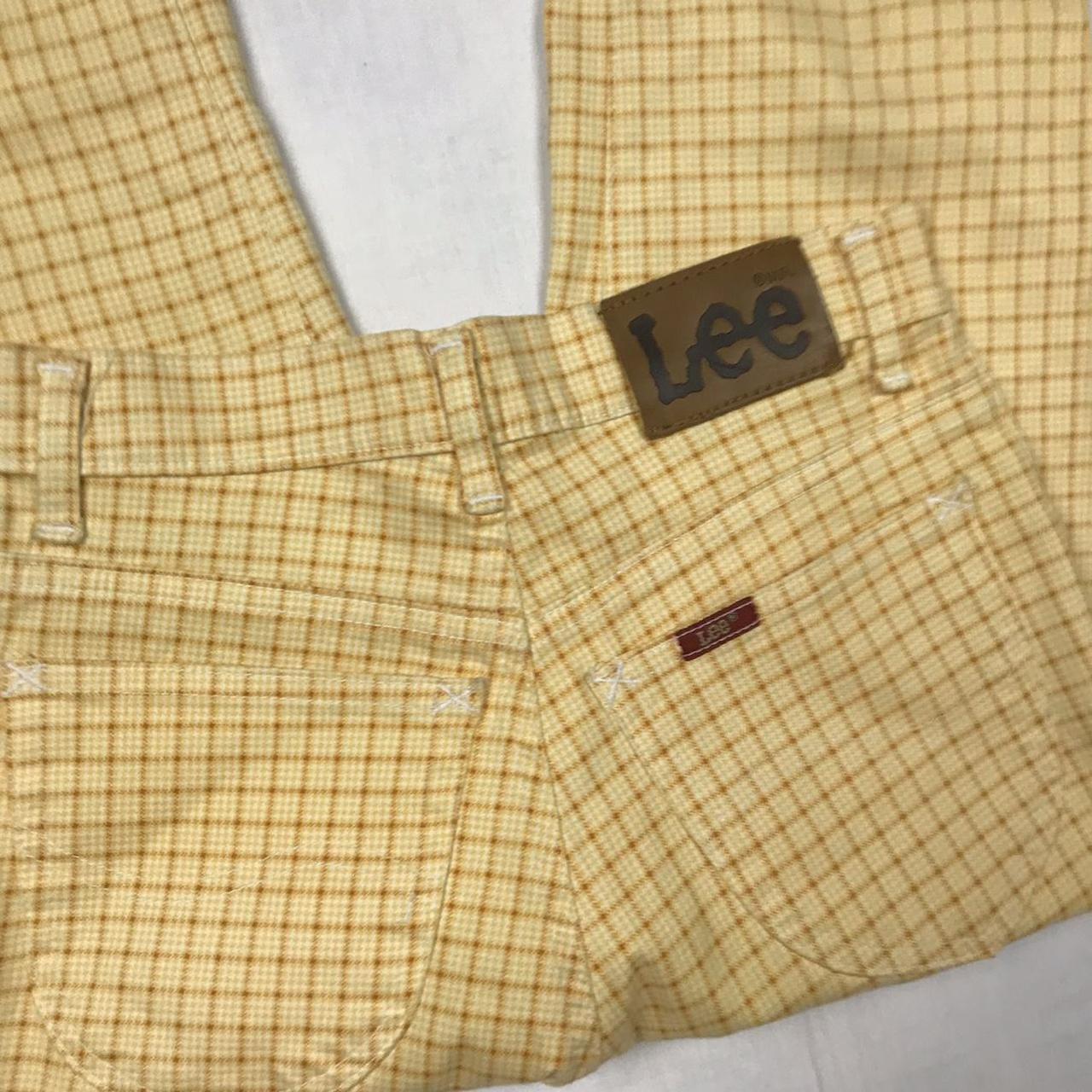 vintage mustard yellow Lee Jeans yellow... Depop