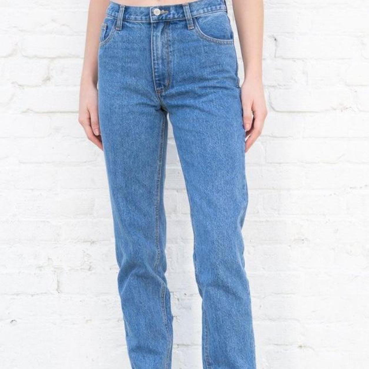 Brandy Melville Women's Blue Jeans | Depop