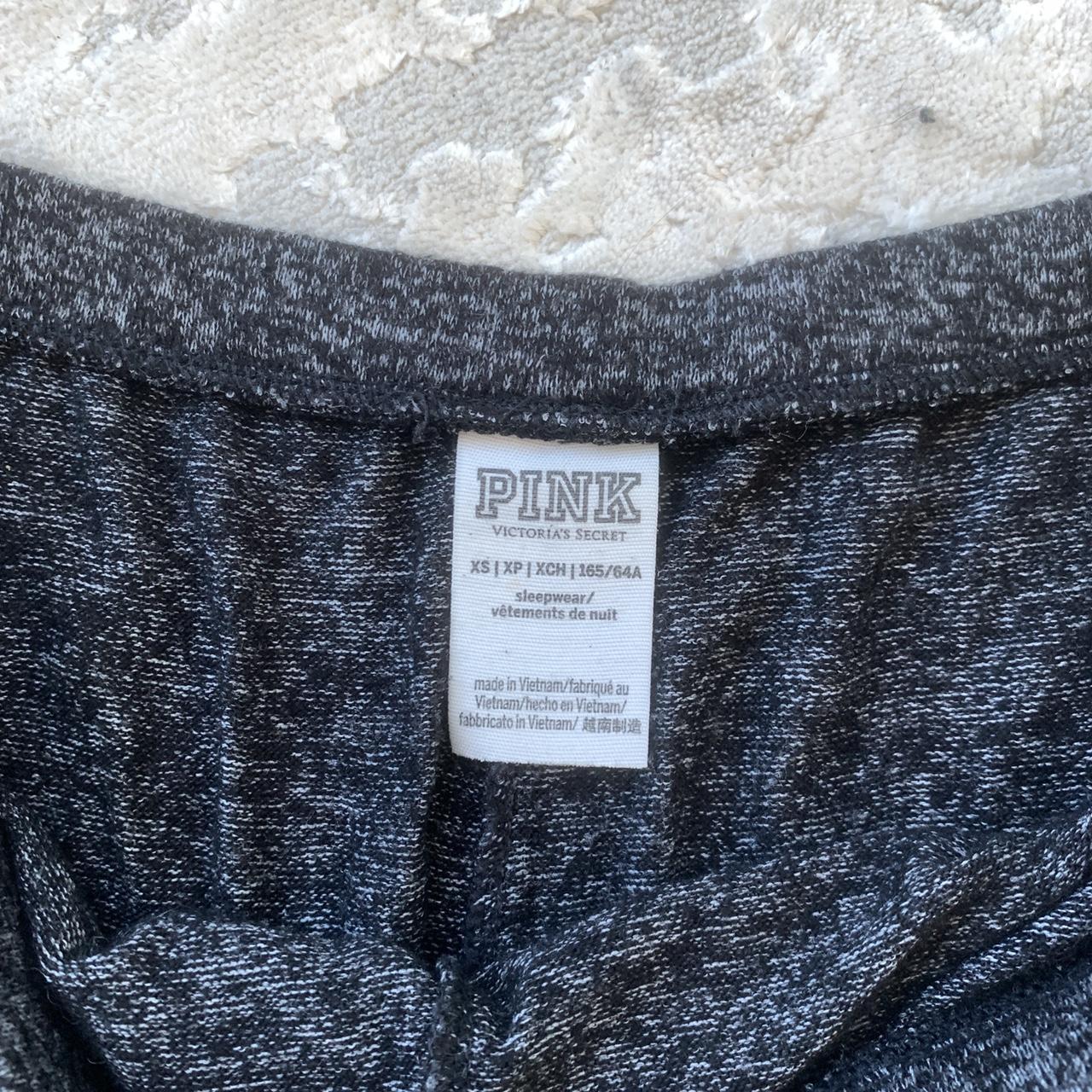 Victoria's Secret Women's Black and Grey Pajamas | Depop