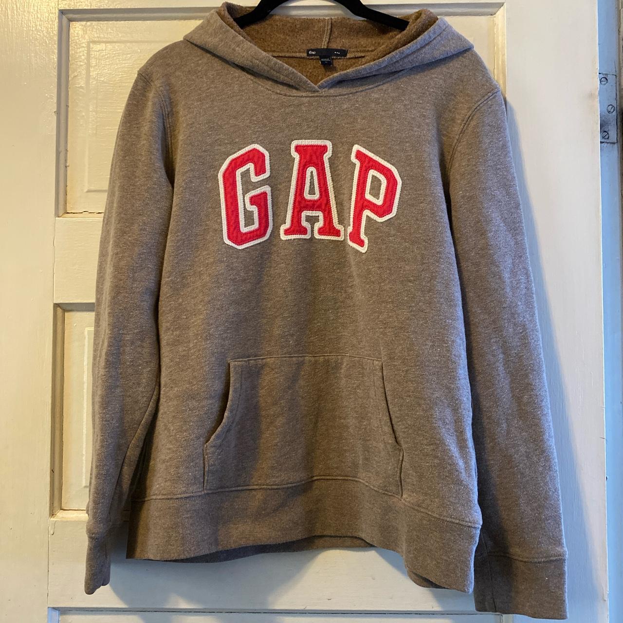 gap brown hoodie depop