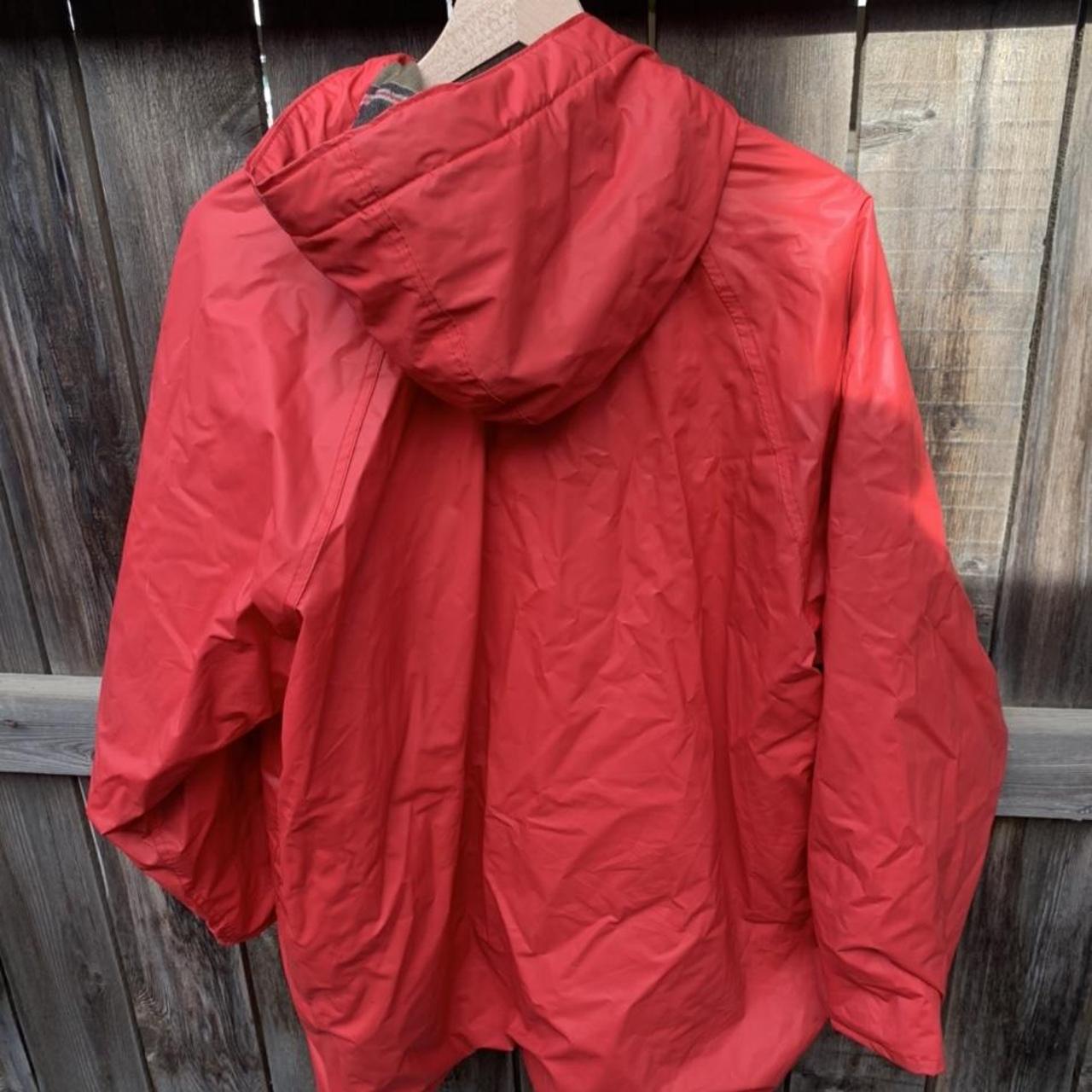 Vintage Outbrook red rain coat! Soooo cute!!!... - Depop