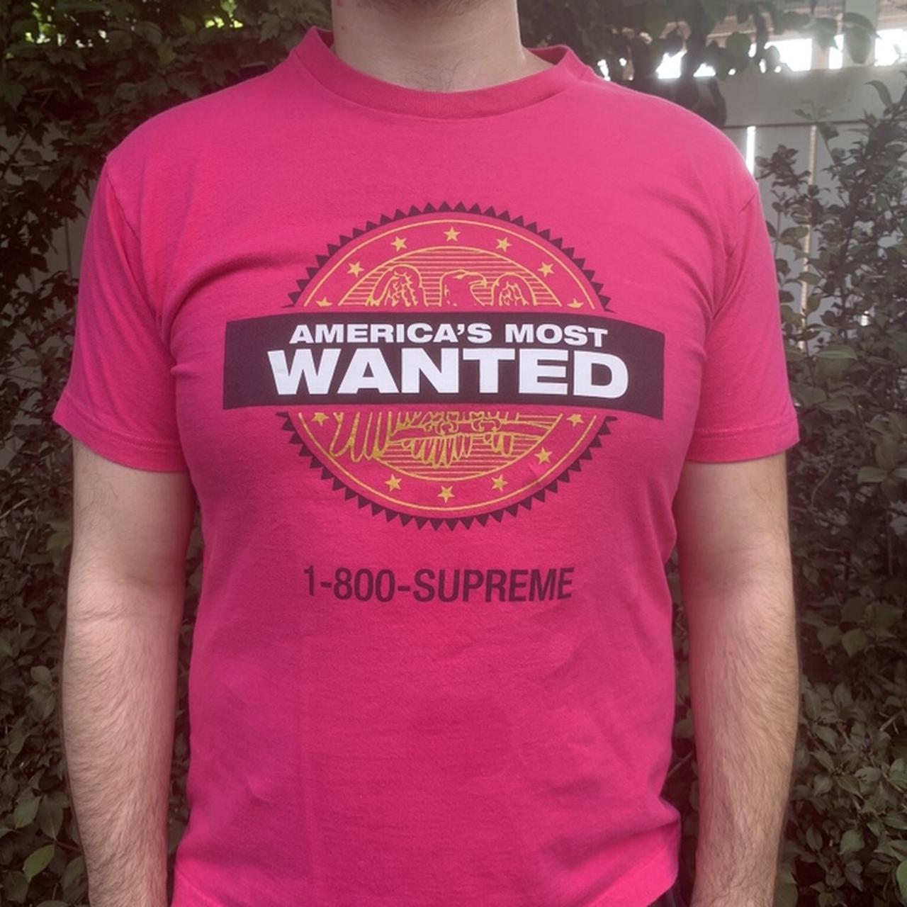 supreme america's most wanted tee