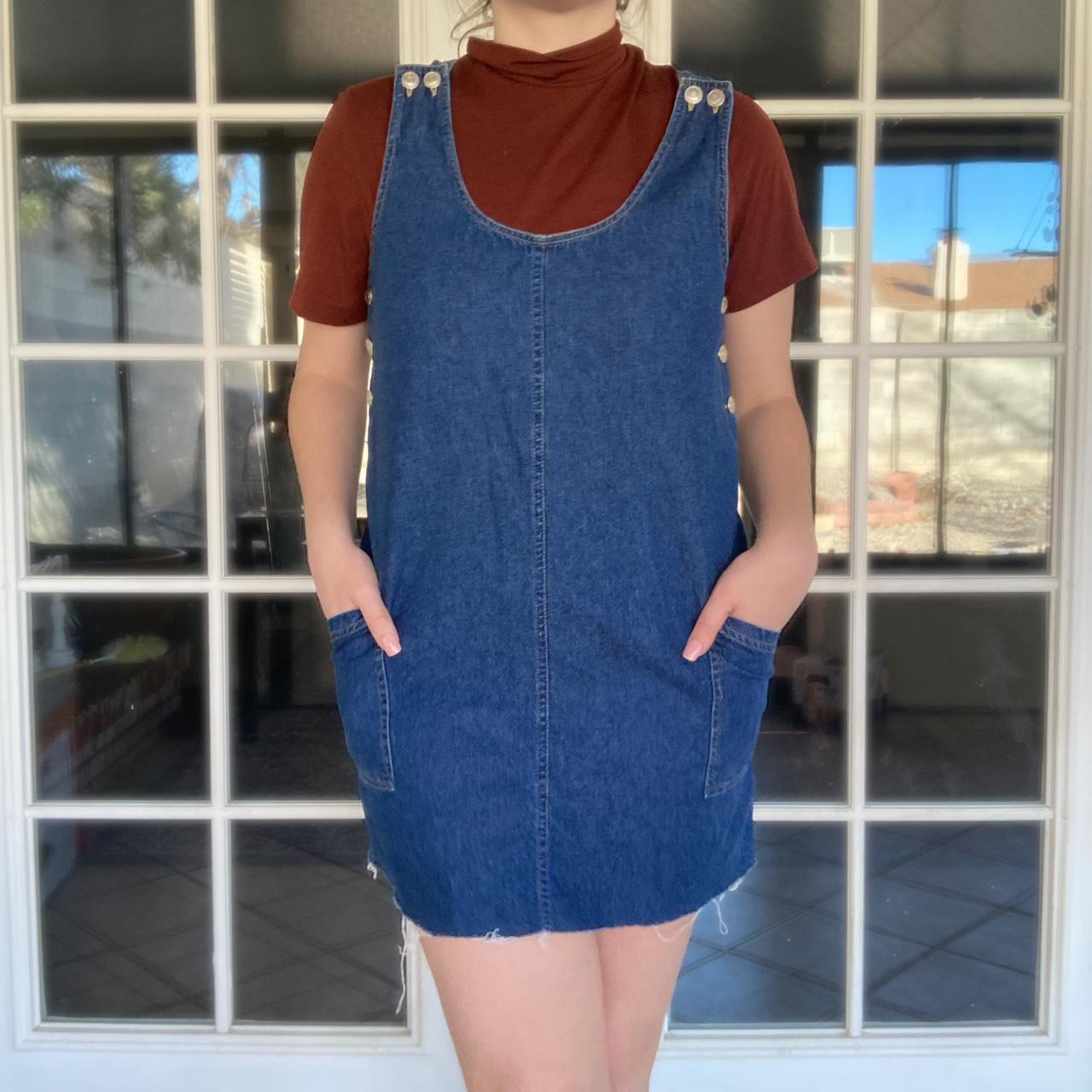 denim bottom dress