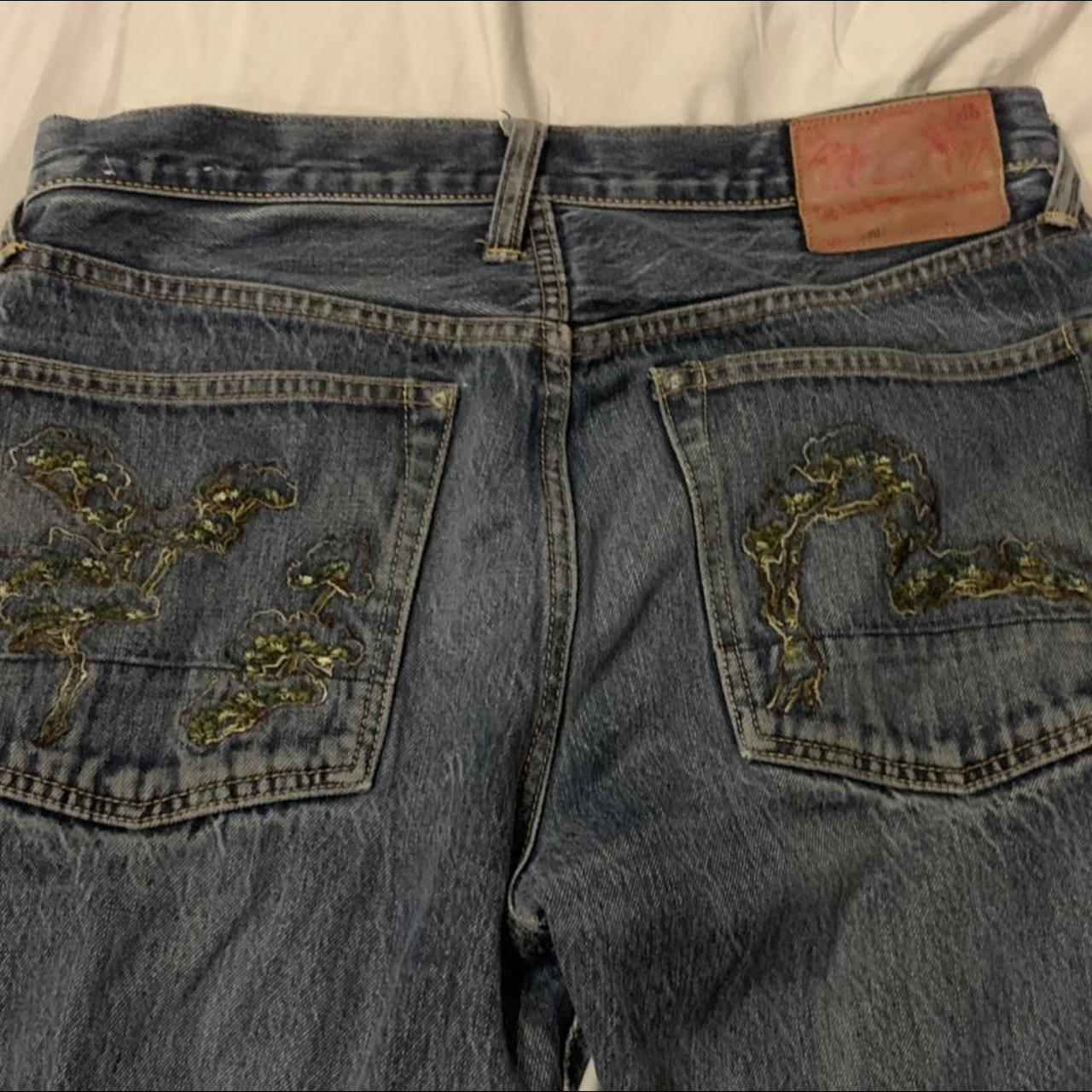 Rare vinatge Evisu jeans 100% authentic Straight... - Depop