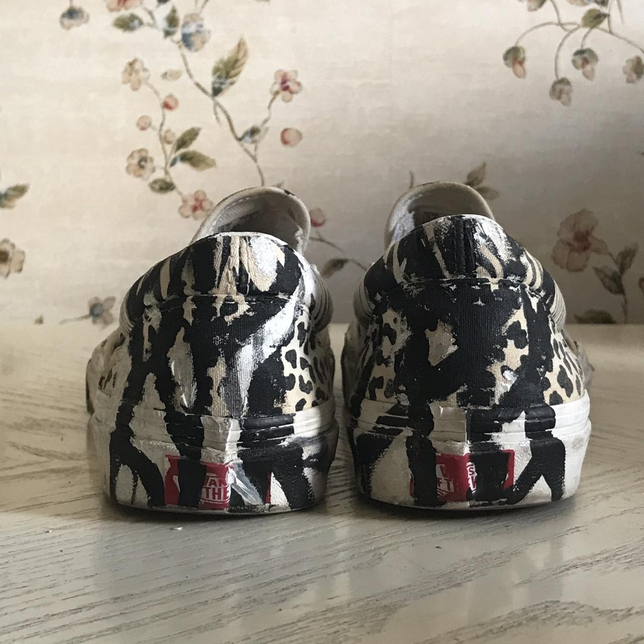 GG Snake Custom Vans slip ons. Made to order. - Depop