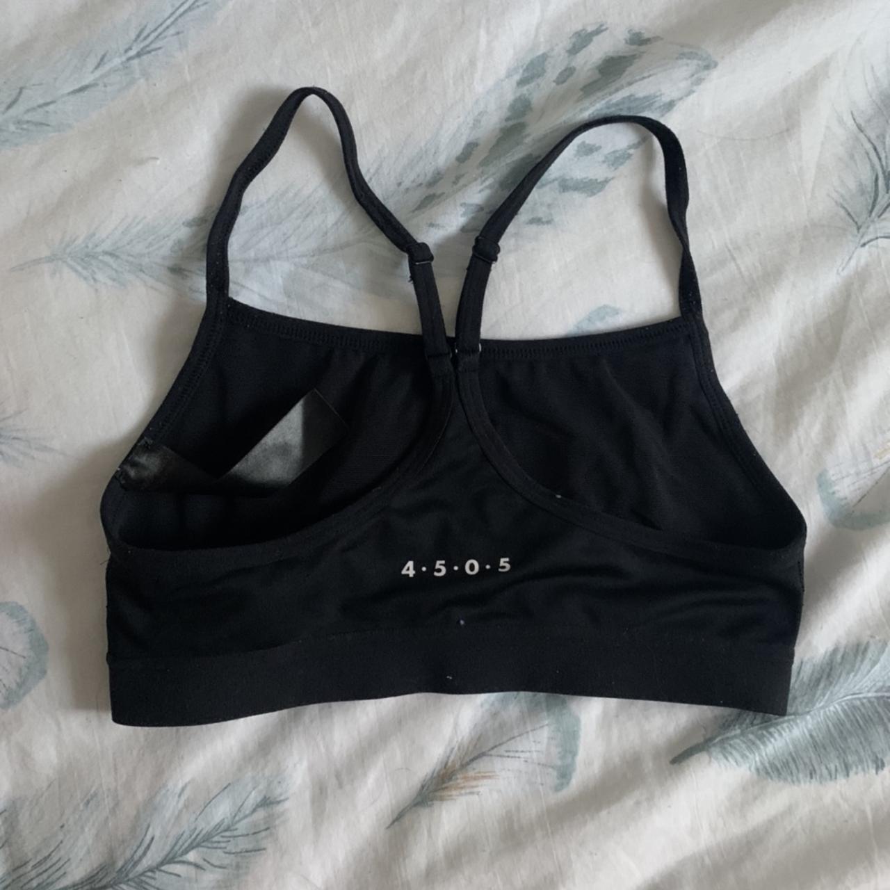 Black sports bra Adjustable straps Fits xs/s - Depop