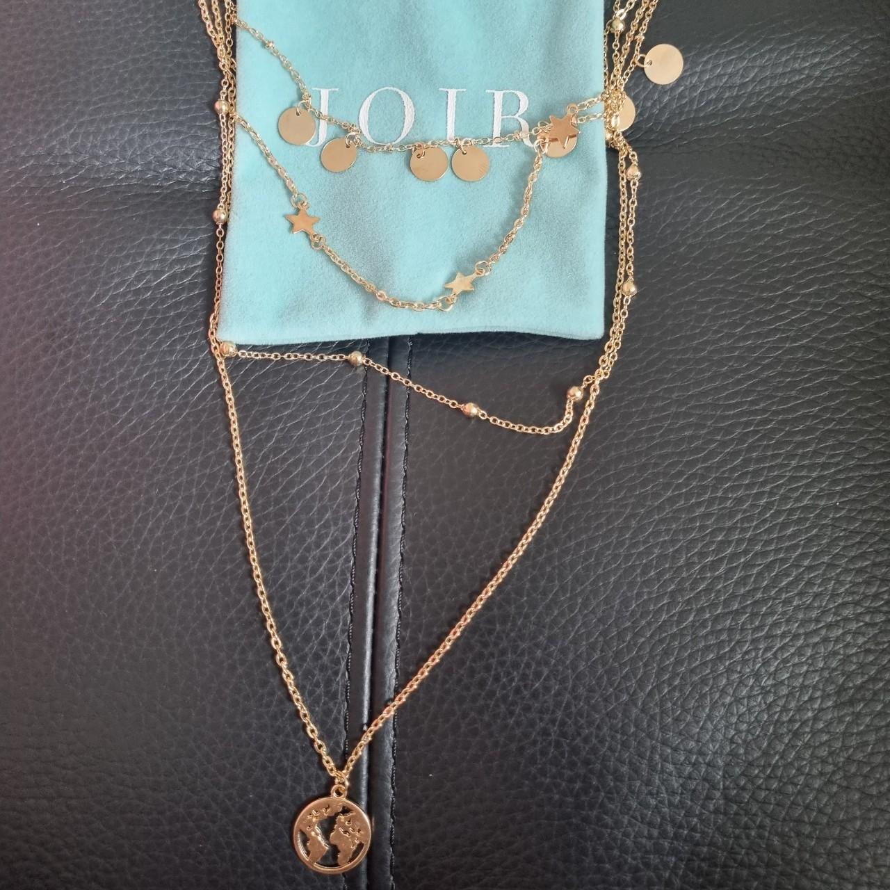 JOIR 4 World necklace Gold plated 4 combined... - Depop